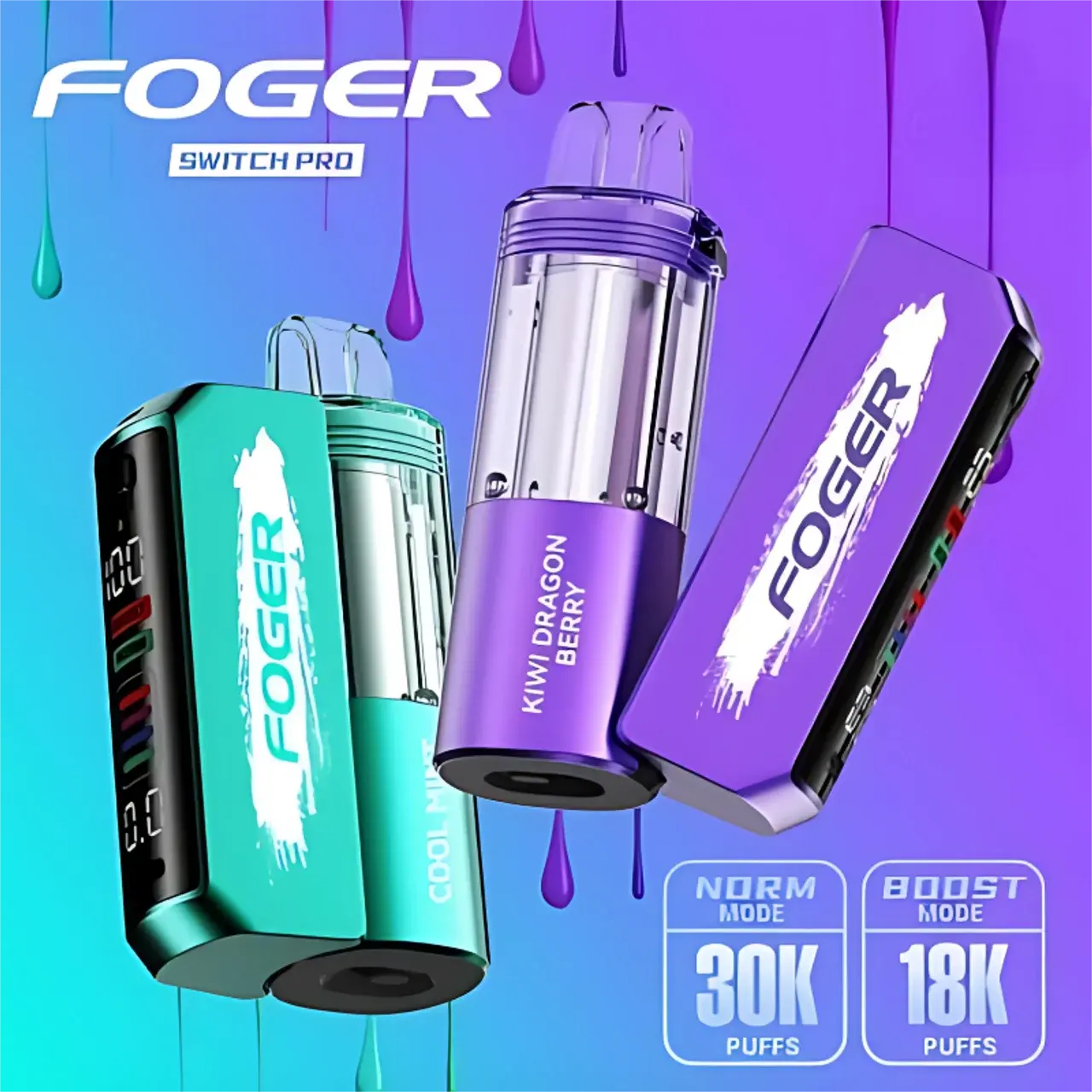 Foger Switch Pro Kit 5% - 30K Puffs Disposable Vape