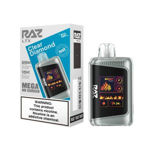 Raz LTX25000 Pure Clear Flavor Clear Diamond