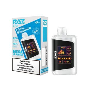 Raz LTX25000 Pure Clear Flavor Clear Sapphire